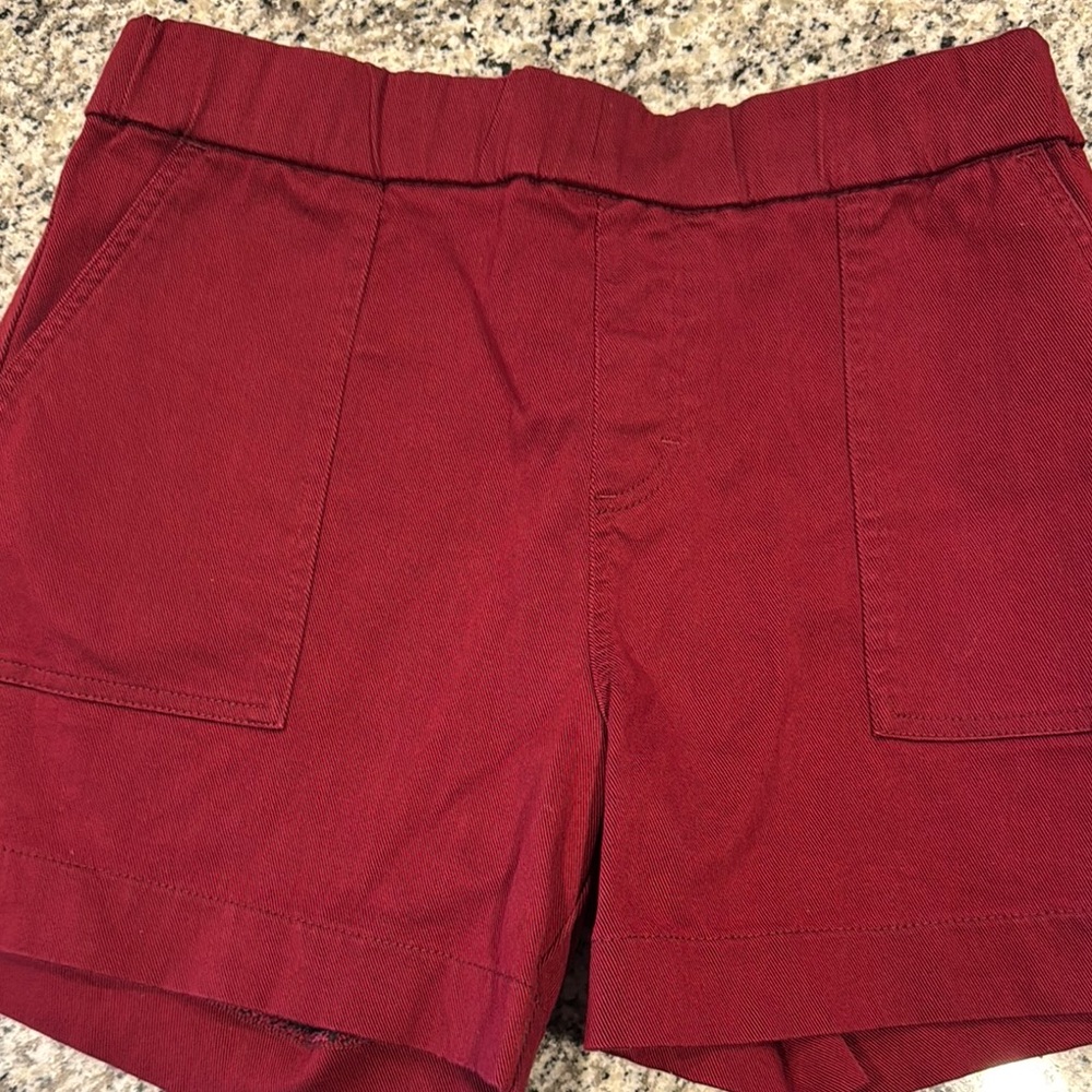 Lee High Waist Red Shorts
